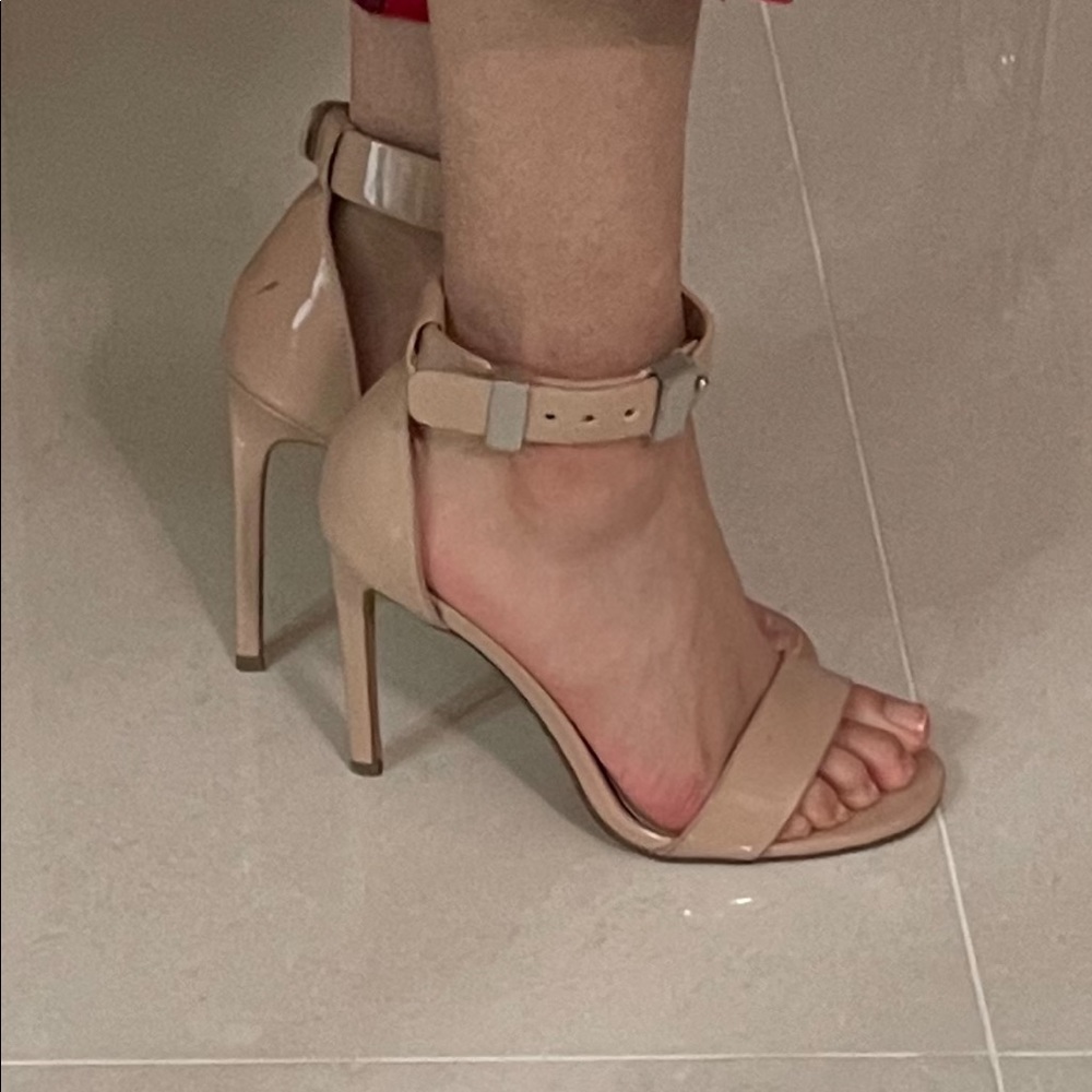 Nude Steve Madden sandal heels